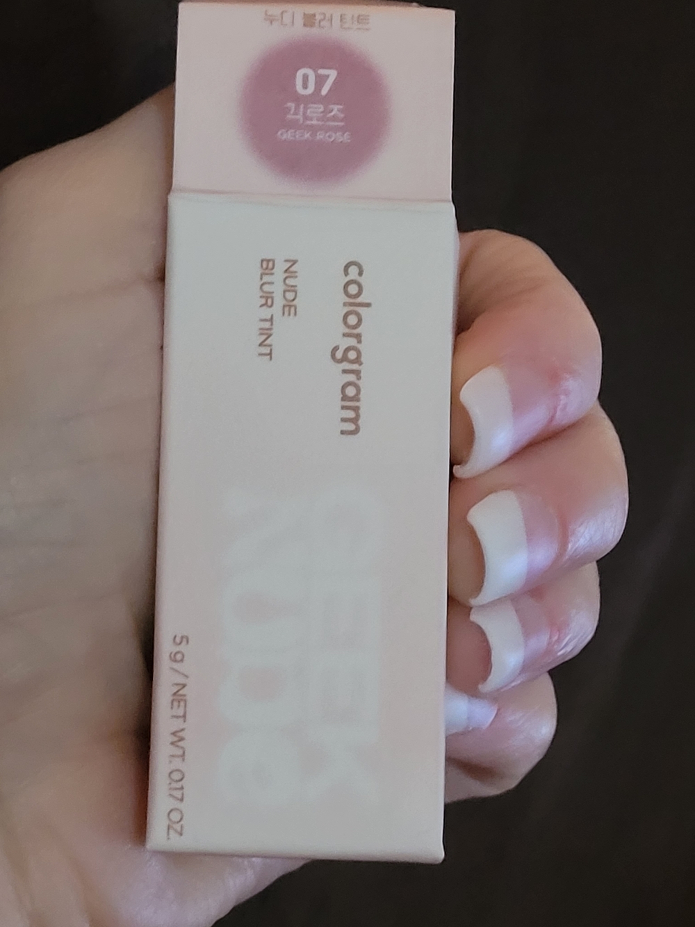 💗 Colorgram Nude Blur Tint 07 Geek Rose - Soft Pink Lip Tint